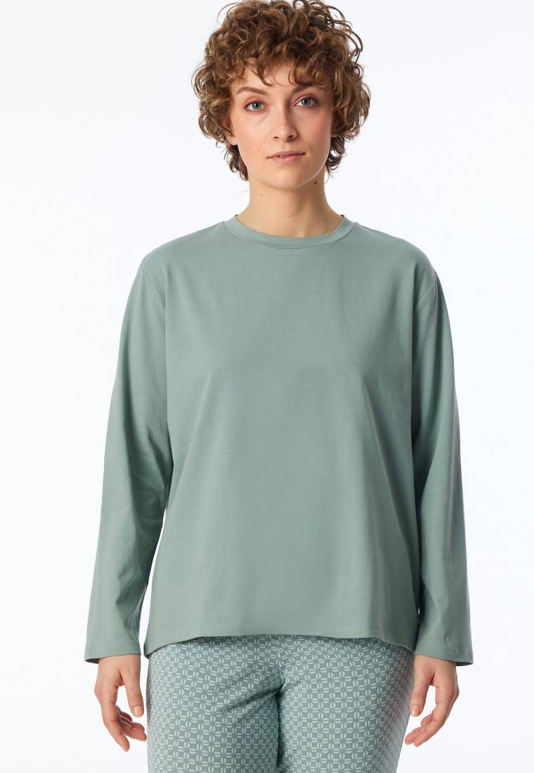 Schiesser Shirt langarm rundhals linde - Mix+Relax Nur für heute
