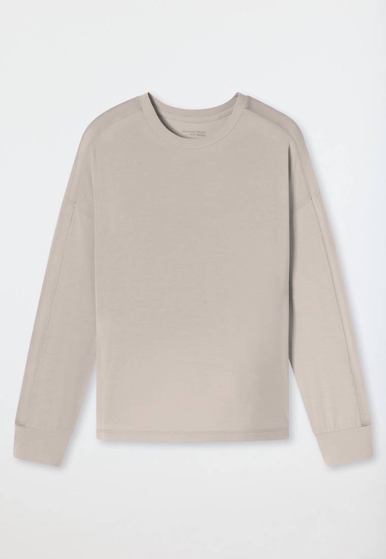Schiesser Shirt langarm beige - Mix+Relax Vierteljährliche Förderung