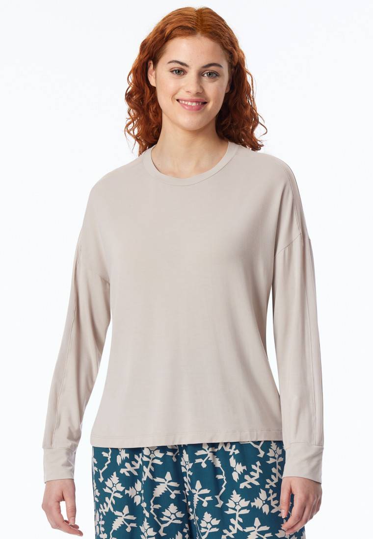 Schiesser Shirt langarm beige - Mix+Relax Vierteljährliche Förderung