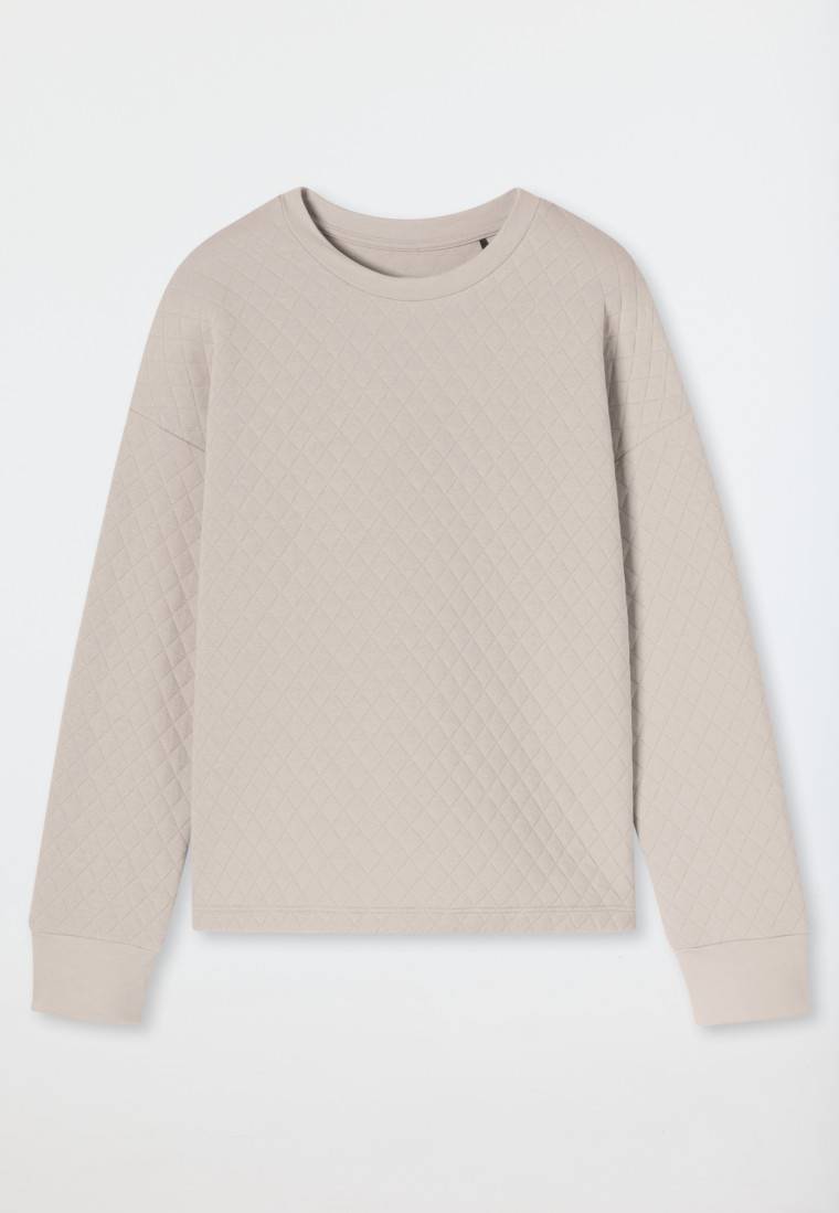 Schiesser Sweatshirt Jersey-Quiltstoff und Sweatware beige - Mix+Relax Discount Store für neue Produkte