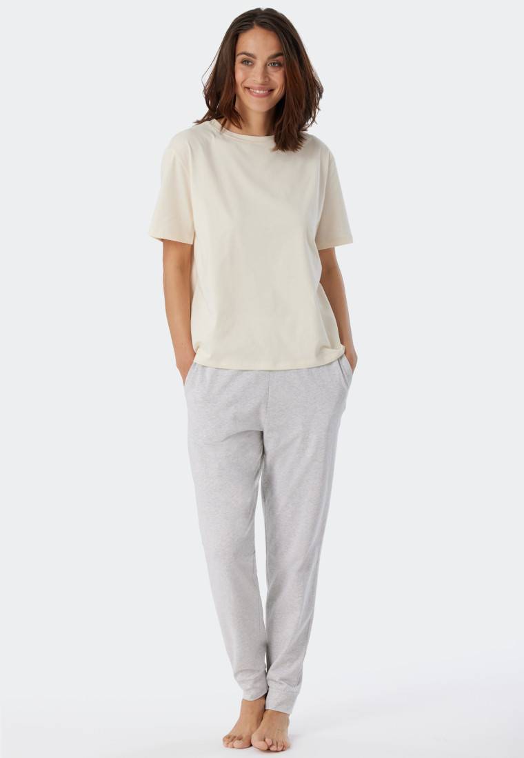 Schiesser Shirt kurzarm creme - Mix+Relax