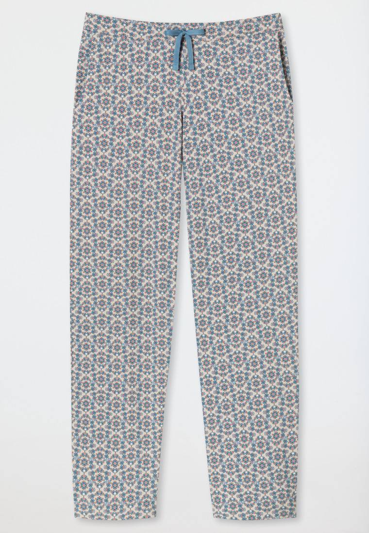 Schiesser Hose lang Blümchen multicolor gemustert - Mix+Relax 50% Rabatt für begrenzte Zeit