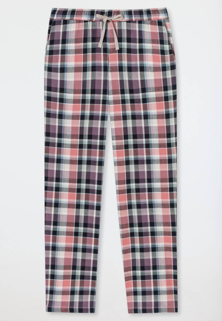 Schiesser Hose lang Flanell Organic Cotton Karos multicolor - Mix+Relax Rabatte dieses Monats