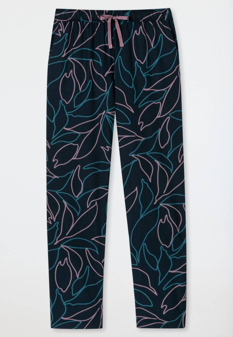 Schiesser Hose lang multicolor gemustert - Mix+Relax Auslauf