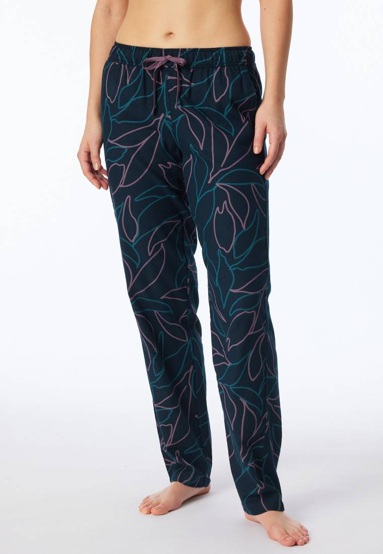 Schiesser Hose lang multicolor gemustert - Mix+Relax Auslauf