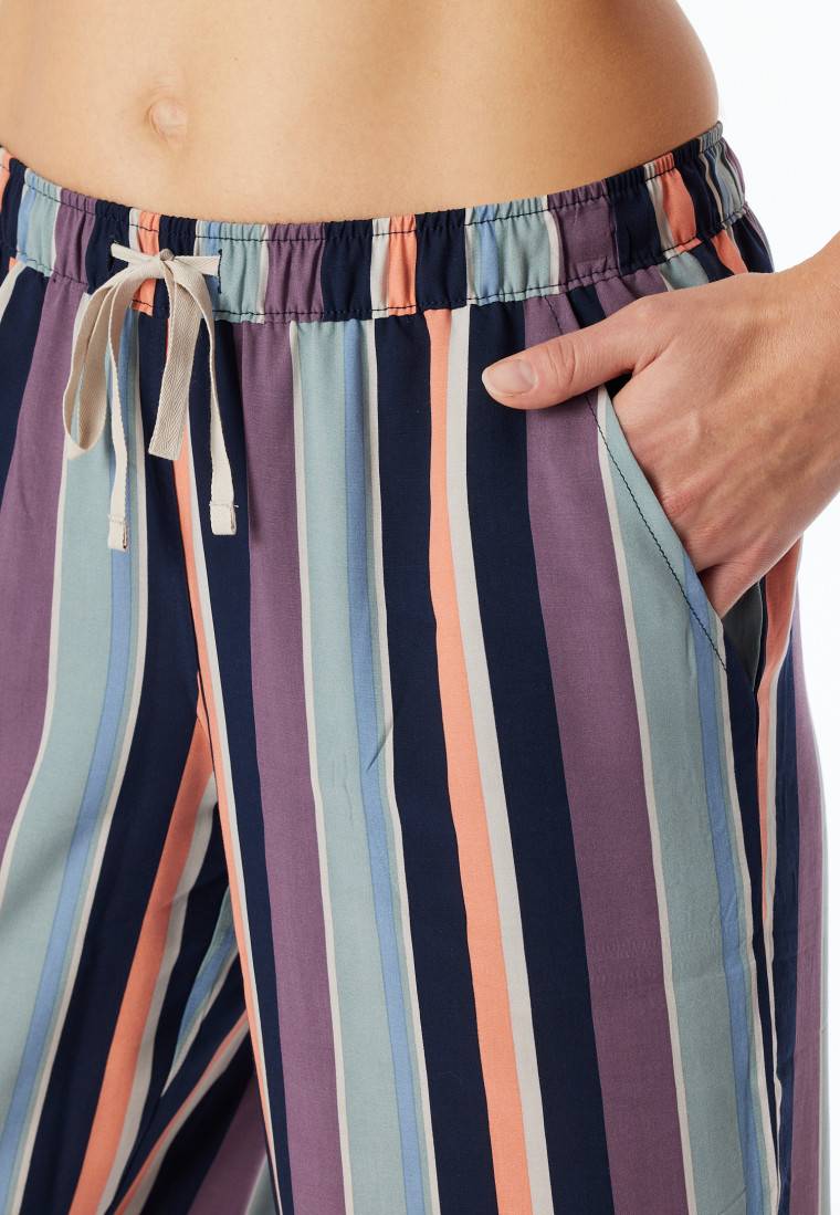 Schiesser Hose lang Webware Streifen multicolor - Mix+Relax Verkauf