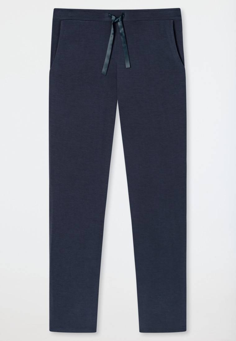 Schiesser Hose lang/extra-lang Modal blau - Mix+Relax Angebote