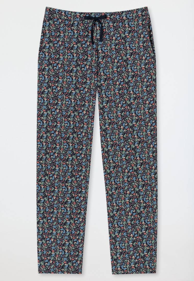 Schiesser Hose lang multicolor floral gemustert - Mix+Relax Günstiger Verkauf