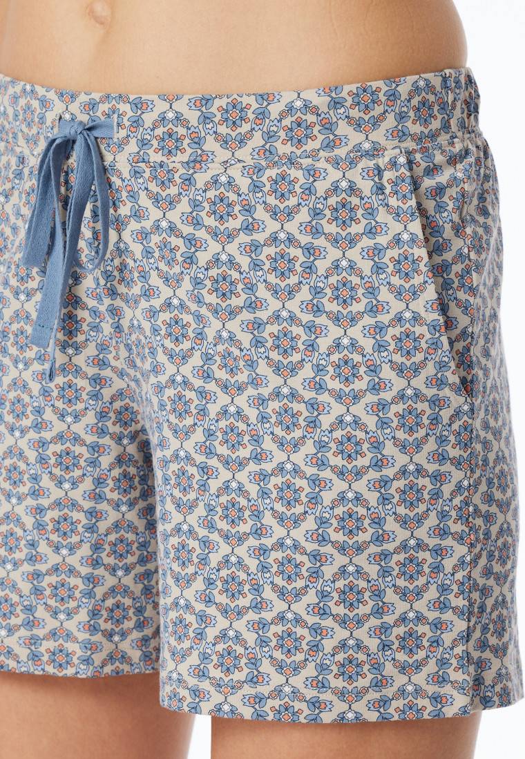 Schiesser Hose kurz multicolor gemustert - Mix+Relax Limitierter Zeitrabatt