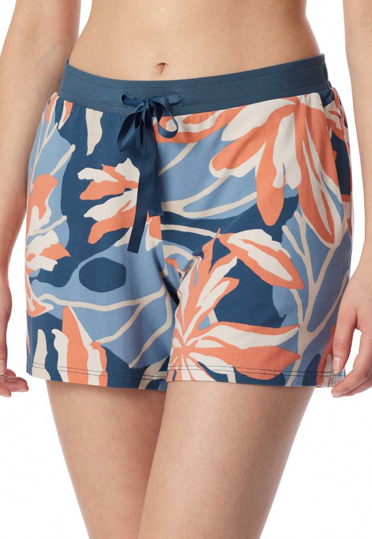 Schiesser Hose kurz Blumen multicolor - Mix+Relax Sonderangebot