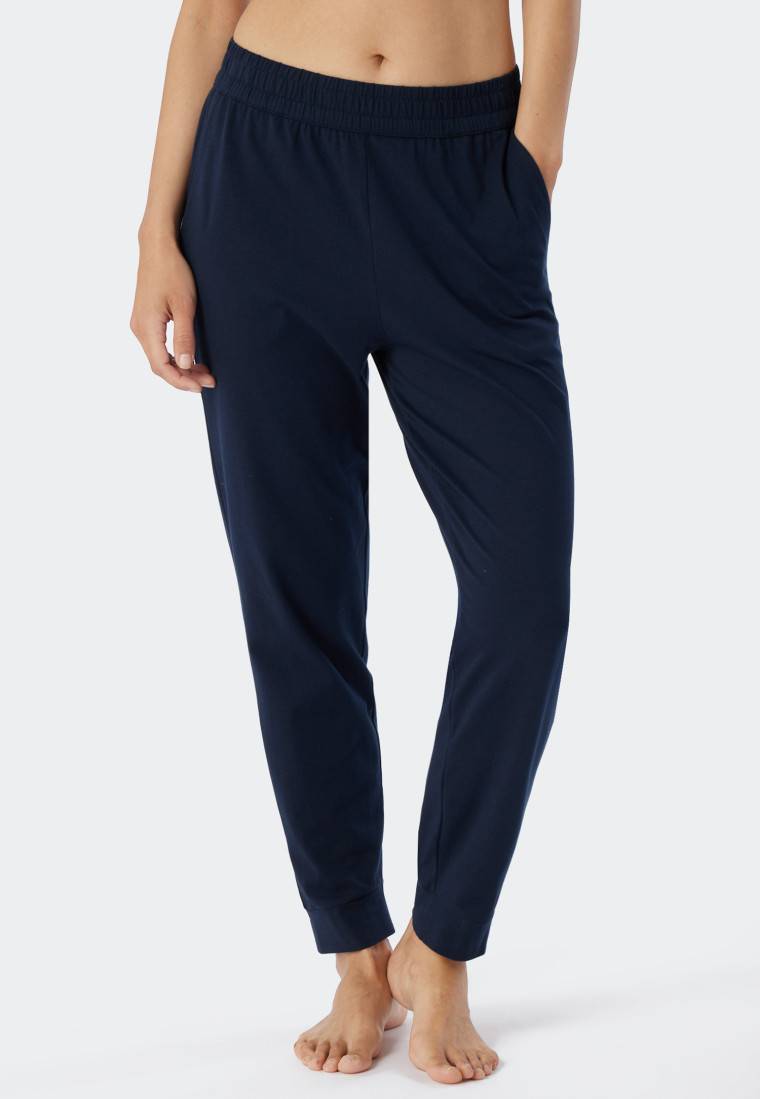 Schiesser Hose lang dunkelblau - Mix+Relax Versandkostenfrei