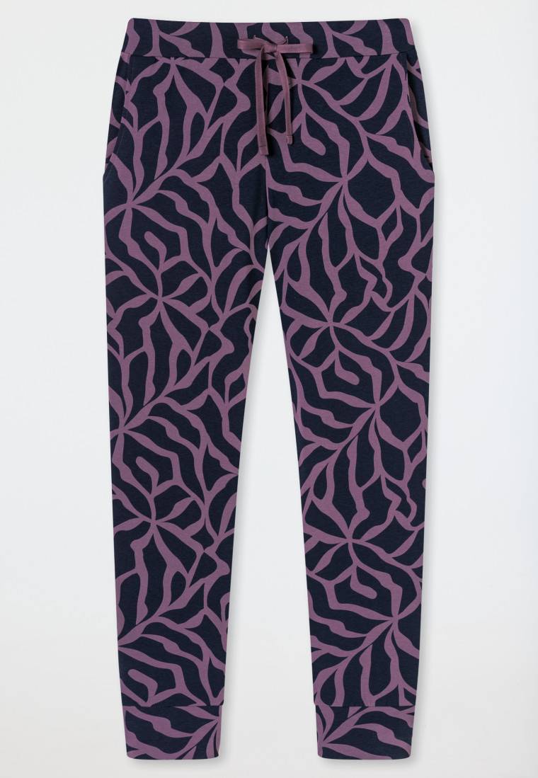 Schiesser Hose lang Bündchen multicolor gemustert - Mix+Relax Flash Sale