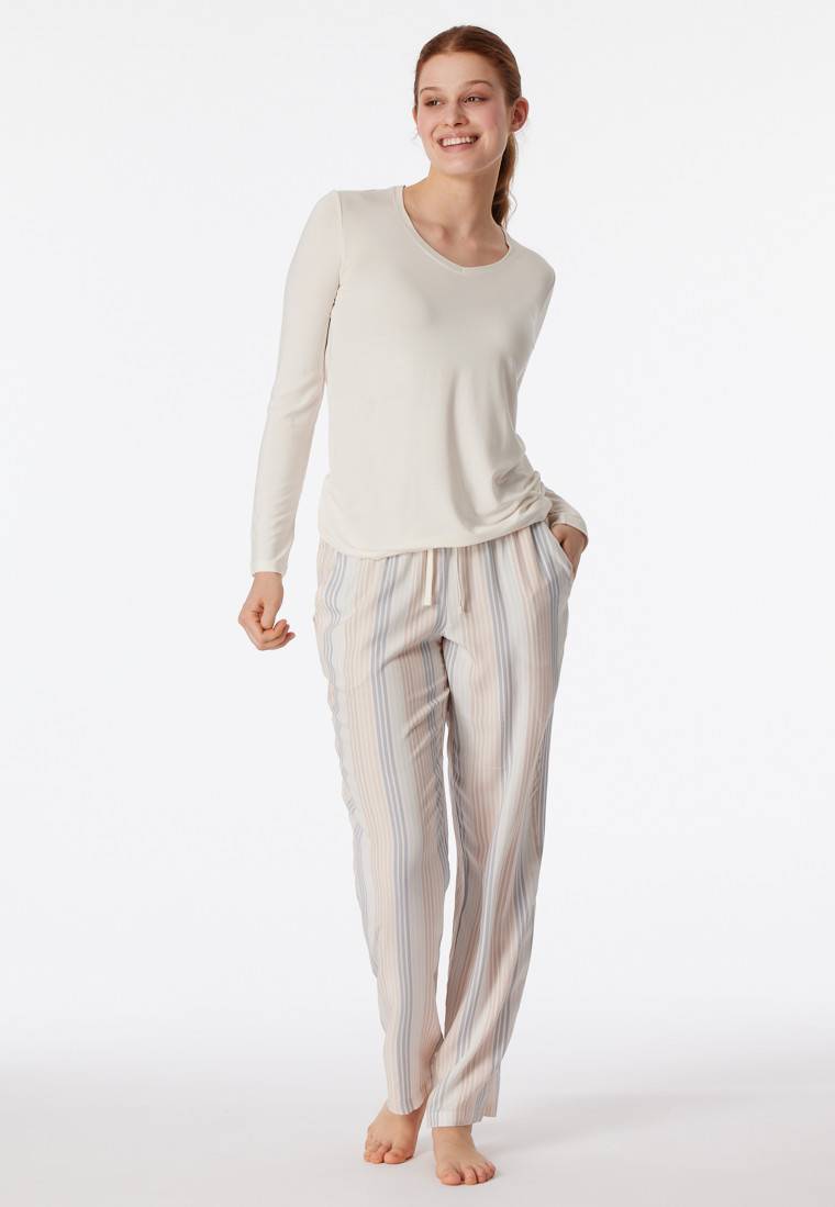 Schiesser Webhose lang Streifen mehrfarbig - Mix+Relax