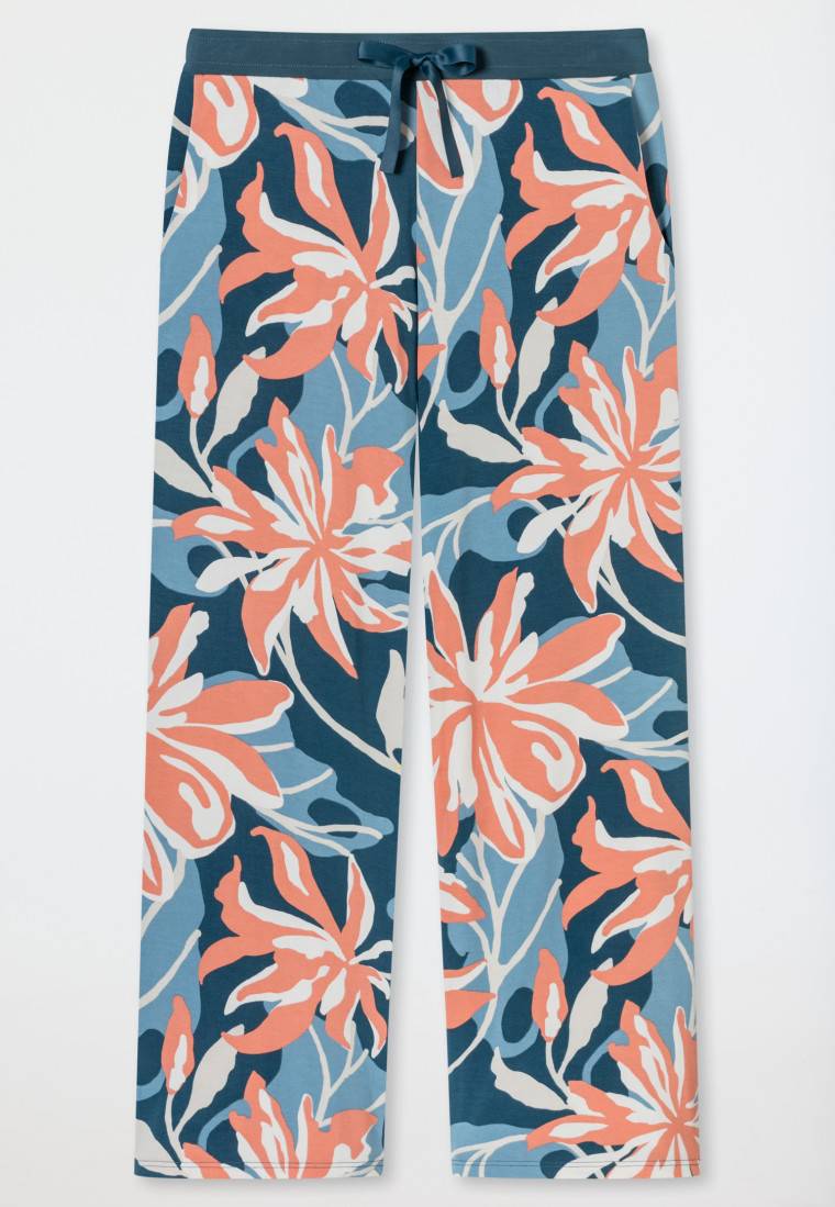 Schiesser Hose lang Blumen multicolor - Mix+Relax Jubiläumsangebot