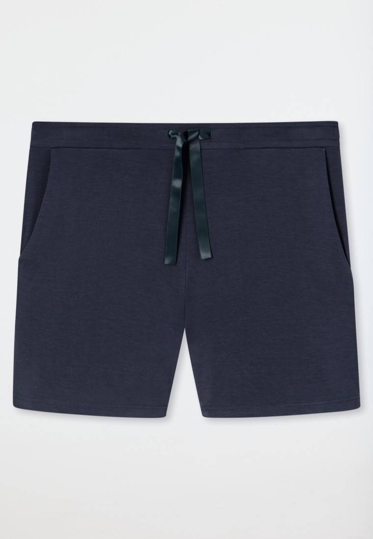 Schiesser Hose kurz Modal blau - Mix+Relax Neueste Mode