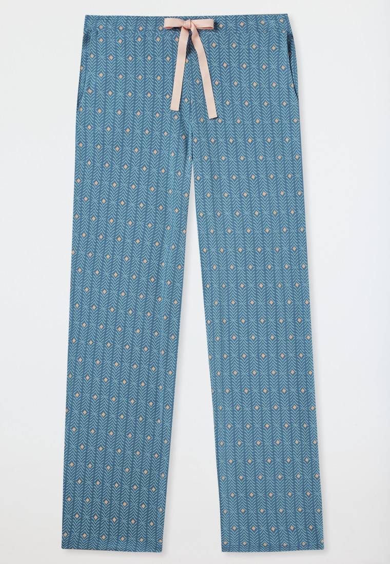 Schiesser Loungehose lang Modal Grafikprint multicolor - Mix+Relax Online Outlet