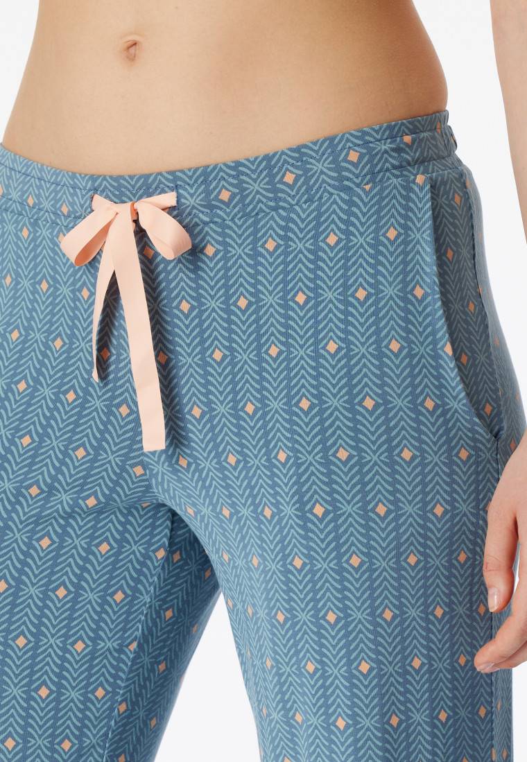 Schiesser Loungehose lang Modal Grafikprint multicolor - Mix+Relax Online Outlet
