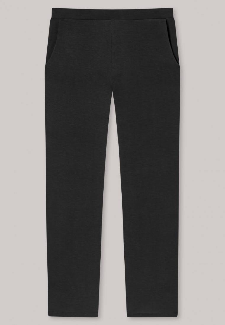 Schiesser Loungehose lang Modal Marlene-Schnitt schwarz - Mix+Relax Zeitlich begrenztes Angebot