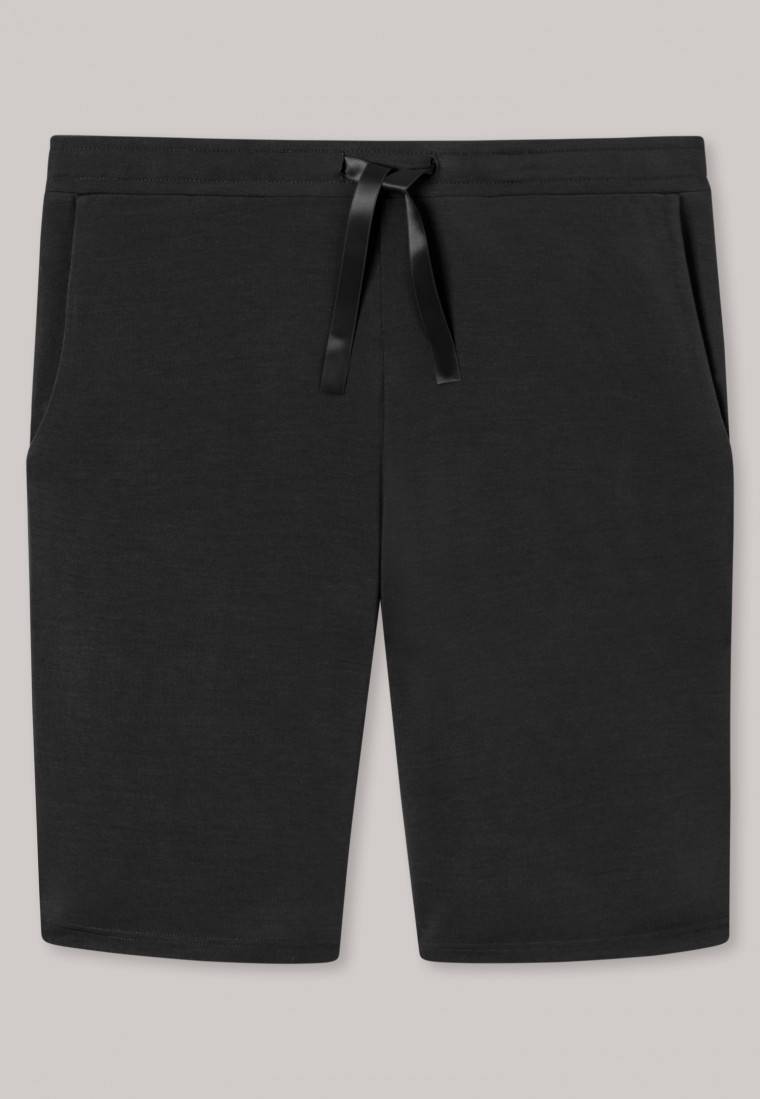 Schiesser Bermuda Modal schwarz - Mix+Relax Große Rabatte