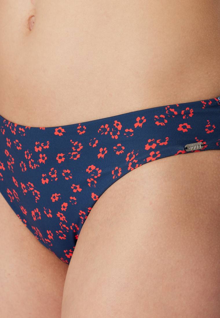 Schiesser Mini-Bikinislip Blumenprint multicolor - Aqua Mix & Match Räumungsverkauf