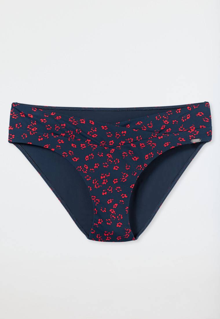 Schiesser Midi-Bikinislip V-Form Blumenprint multicolor - Aqua Mix & Match Kauf eins, bekomm eins gratis