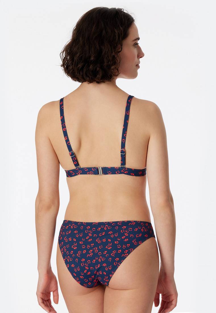 Schiesser Bikini Triangel-Top herausnehmbare Pads variable Träger multicolor - Aqua Mix & Match Super Sparpreis