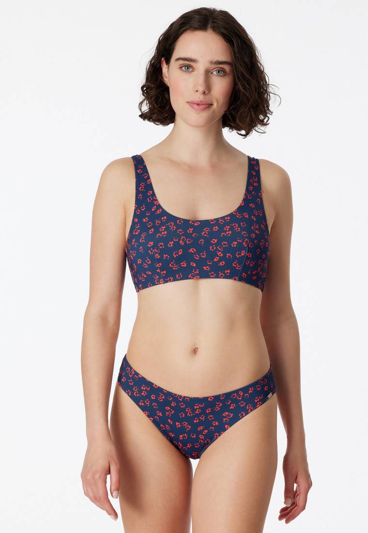 Schiesser Bikini Bustier-Top herausnehmbare Pads multicolor - Aqua Mix & Match Letzte 3 Tage