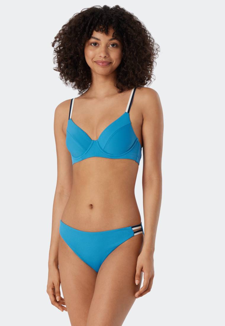 Schiesser Bügel-Bikini-Set variable Träger Mini-Slip Ripp-Optik aquarium - Underwater Zeitbegrenzte Promotion