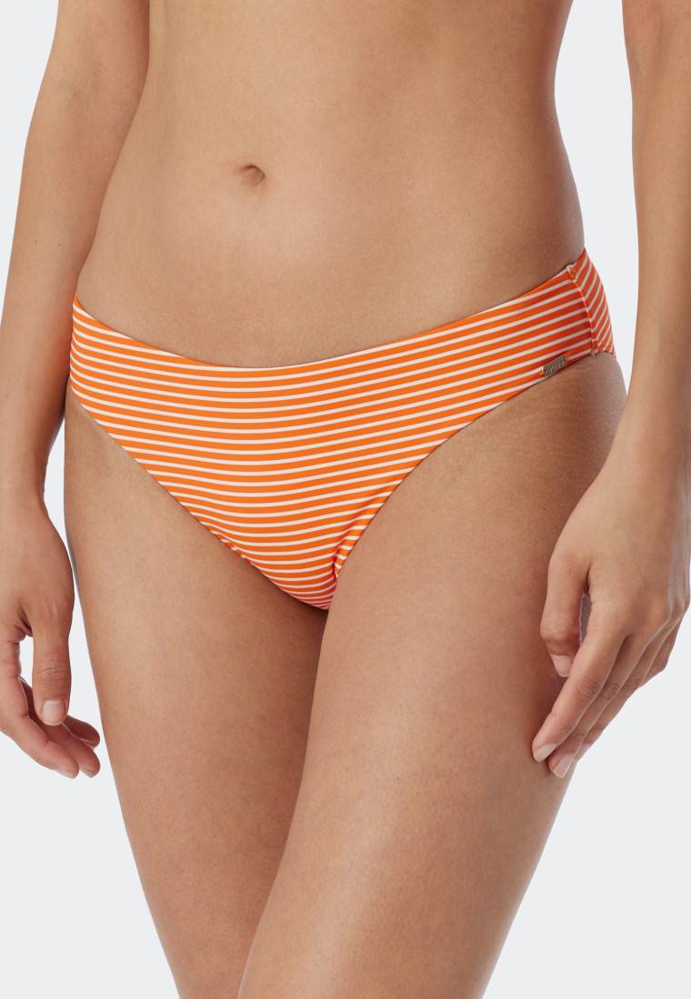 Schiesser Mini-Bikinislip Streifen orange - Mix & Match Reflections Vierteljährliche Förderung