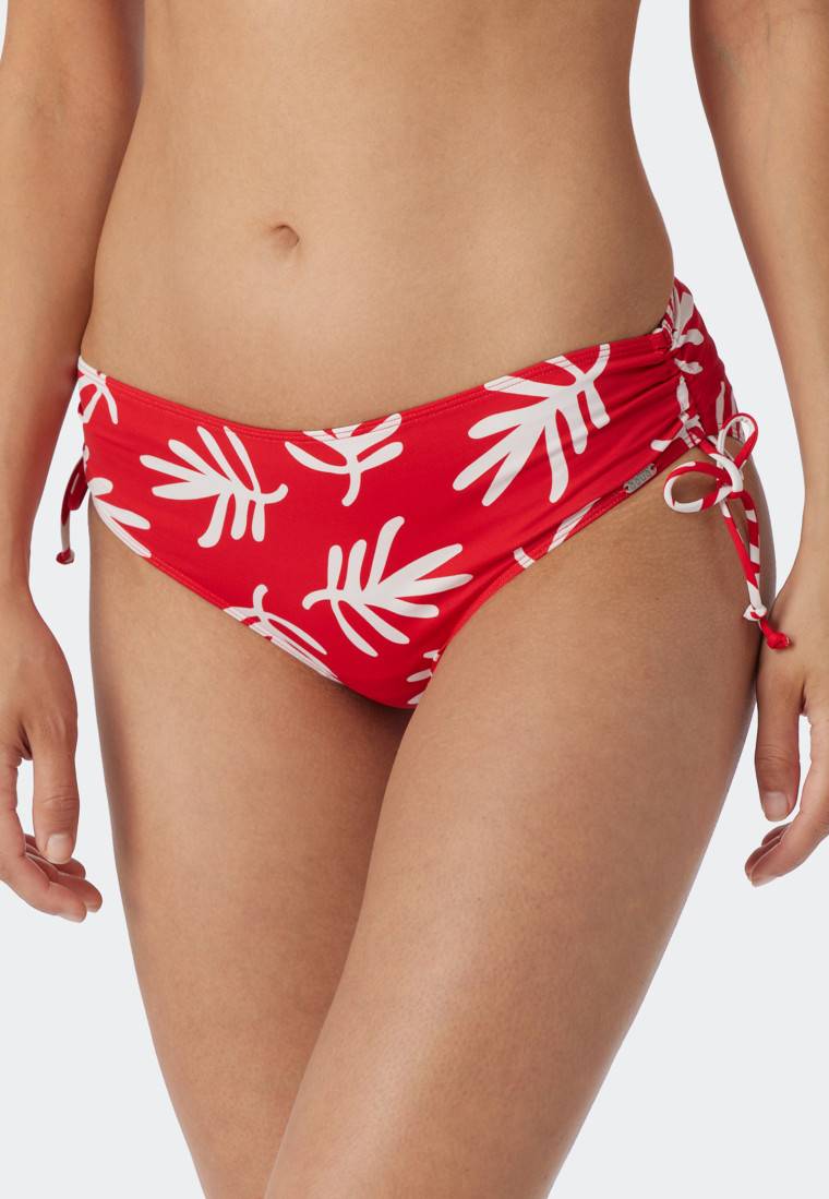 Schiesser Midi-Bikinislip verstellbare Seitenhöhen Korallen rot - Mix & Match Coral Life Bis zu 55% Rabatt