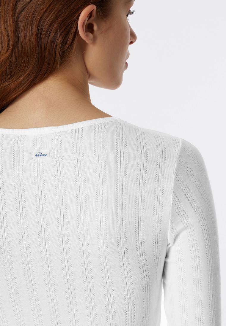 Schiesser Shirt langarm weiß - Revival Agathe Clearance-Verkauf