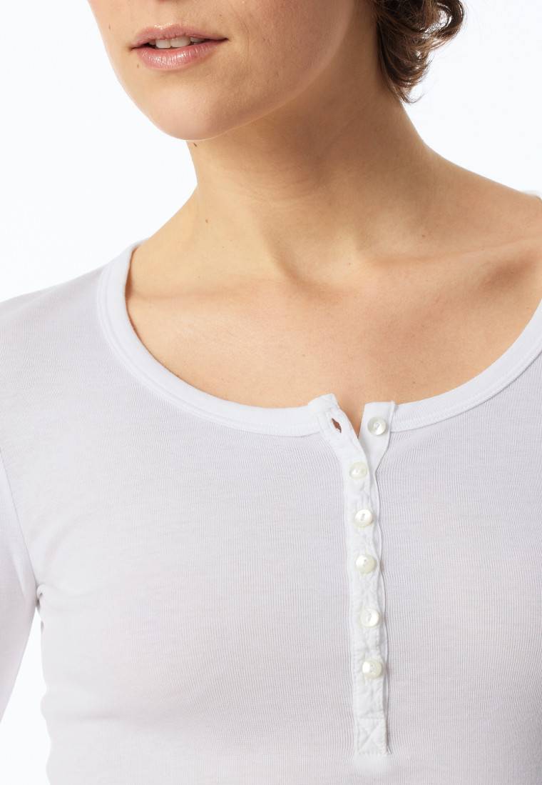 Schiesser Shirt langarm weiß - Revival Berta Black Friday Preise