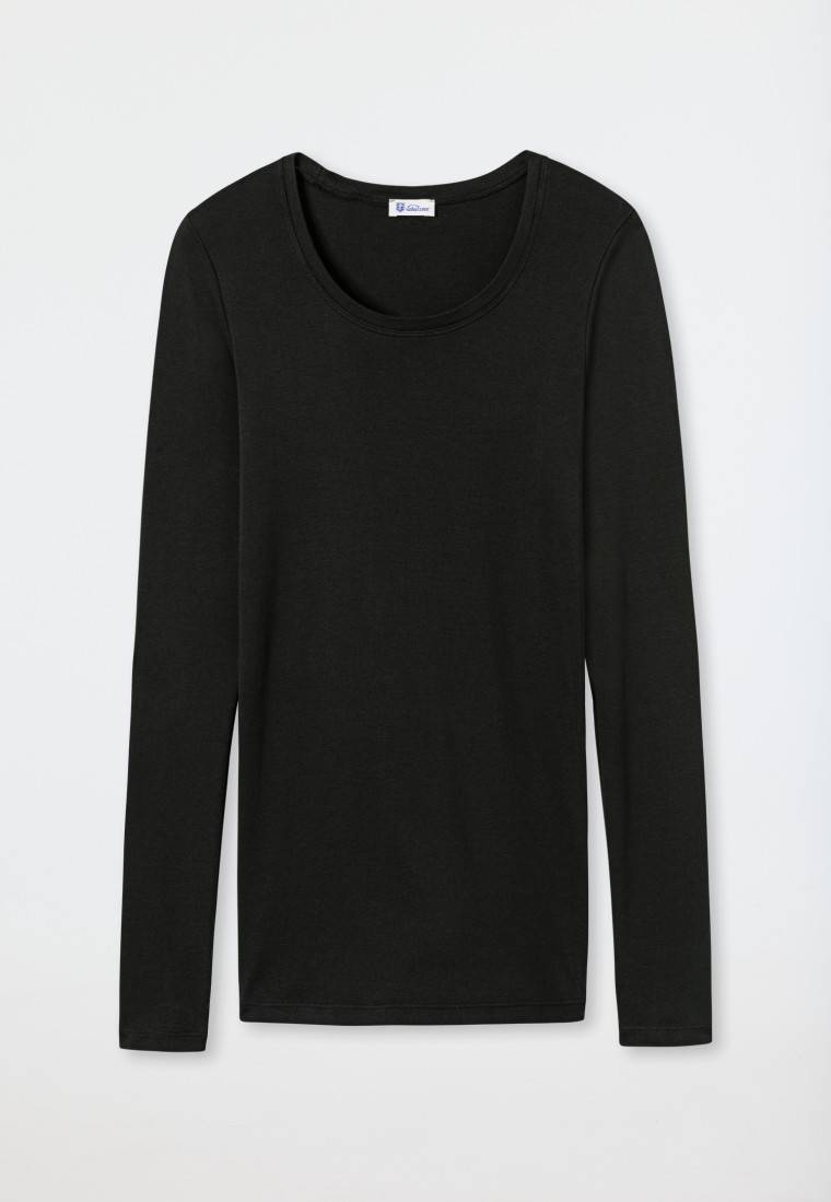 Schiesser Shirt langarm schwarz - Revival Berta zollfrei