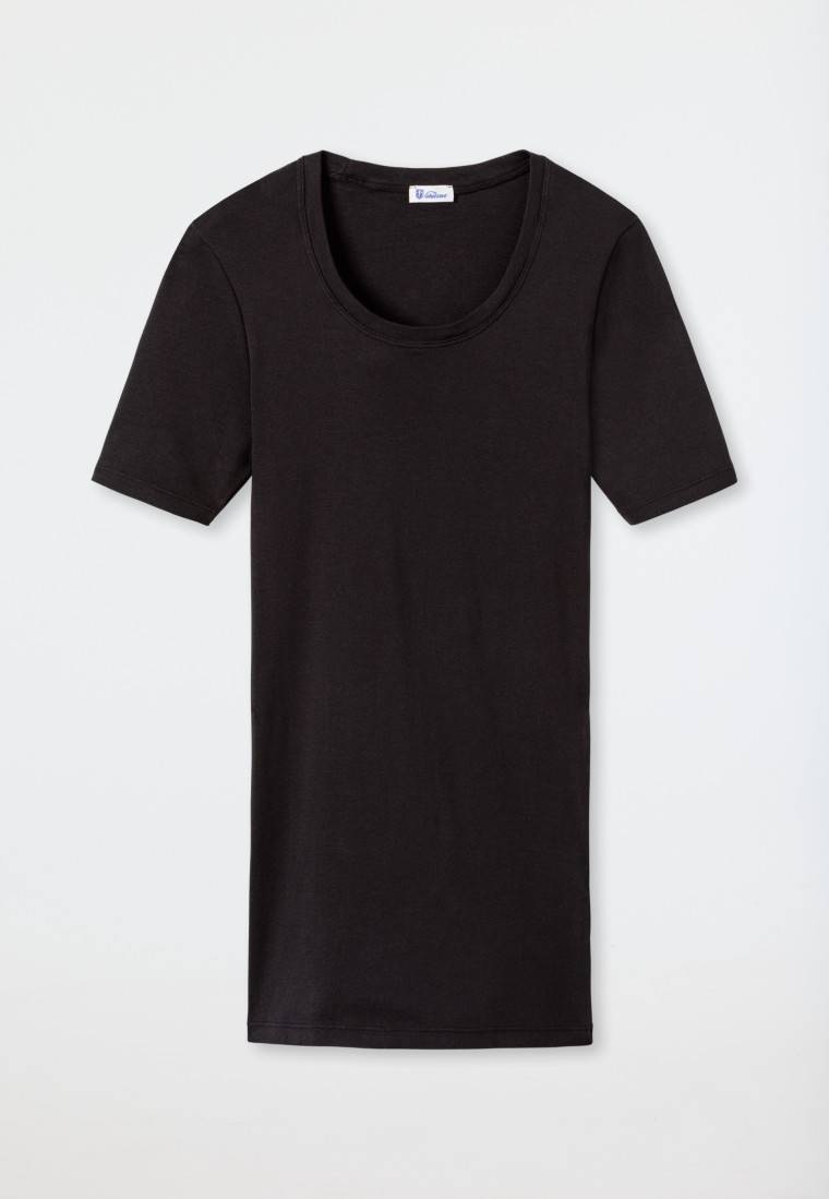 Schiesser Shirt kurzarm schwarz - Revival Berta Rabatte dieses Monats