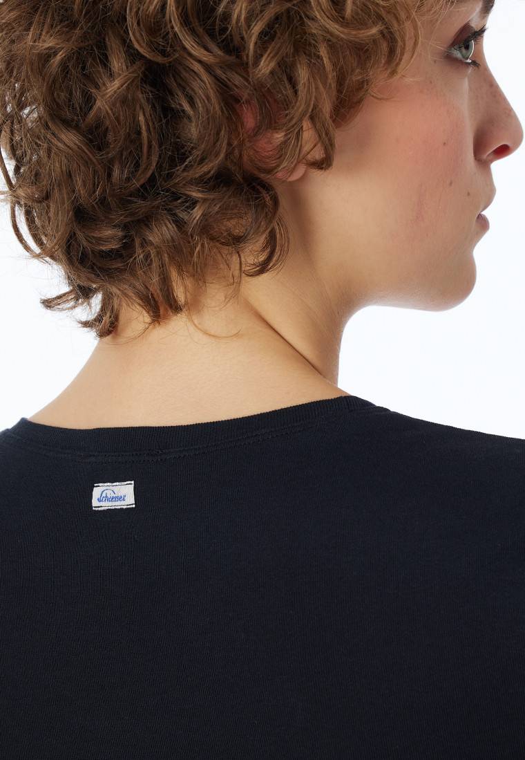 Schiesser Shirt kurzarm schwarz - Revival Berta Rabatte dieses Monats