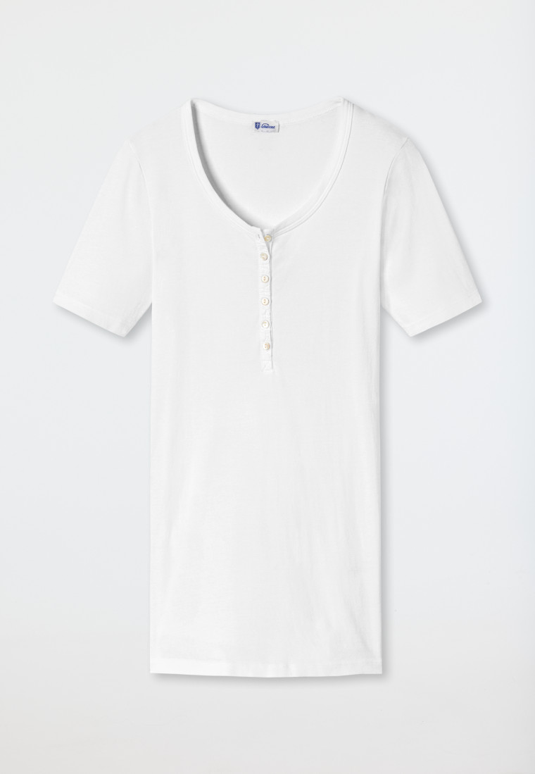 Schiesser Shirt kurzarm weiß - Revival Berta Outlet