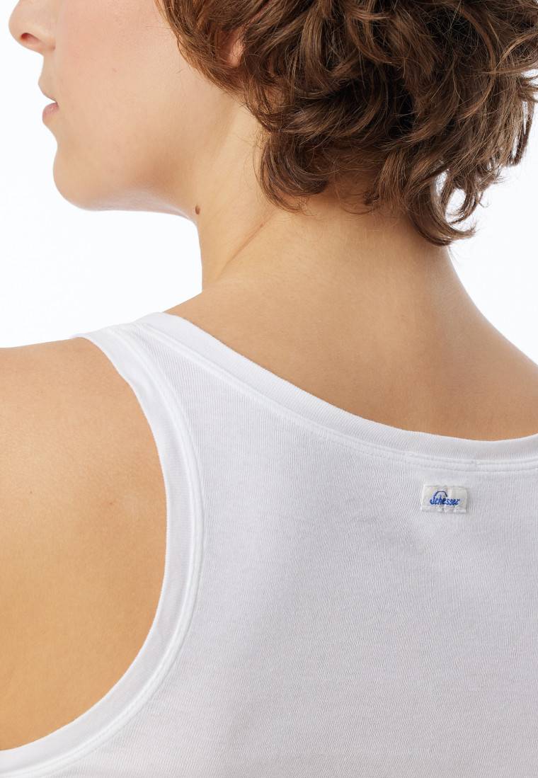 Schiesser Top weiß - Revival Berta im Angebot