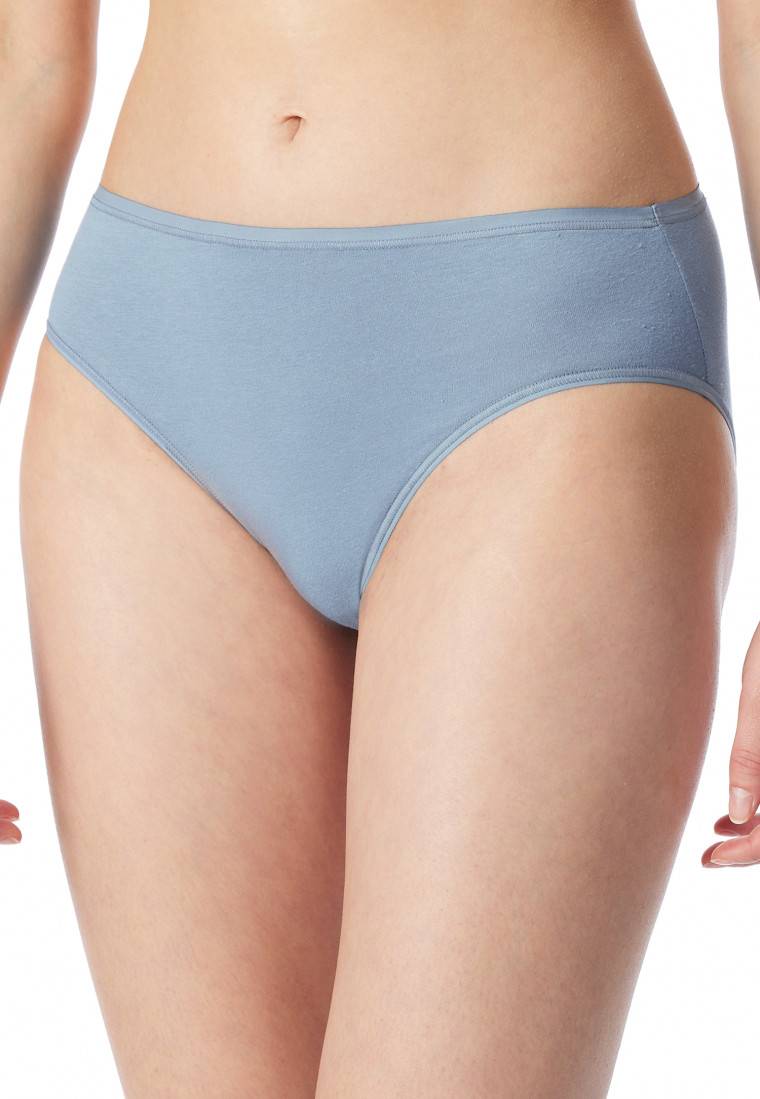Schiesser Slips 2er-Pack Organic Cotton schwarz/graublau - 95/5 Kostenloser Versand