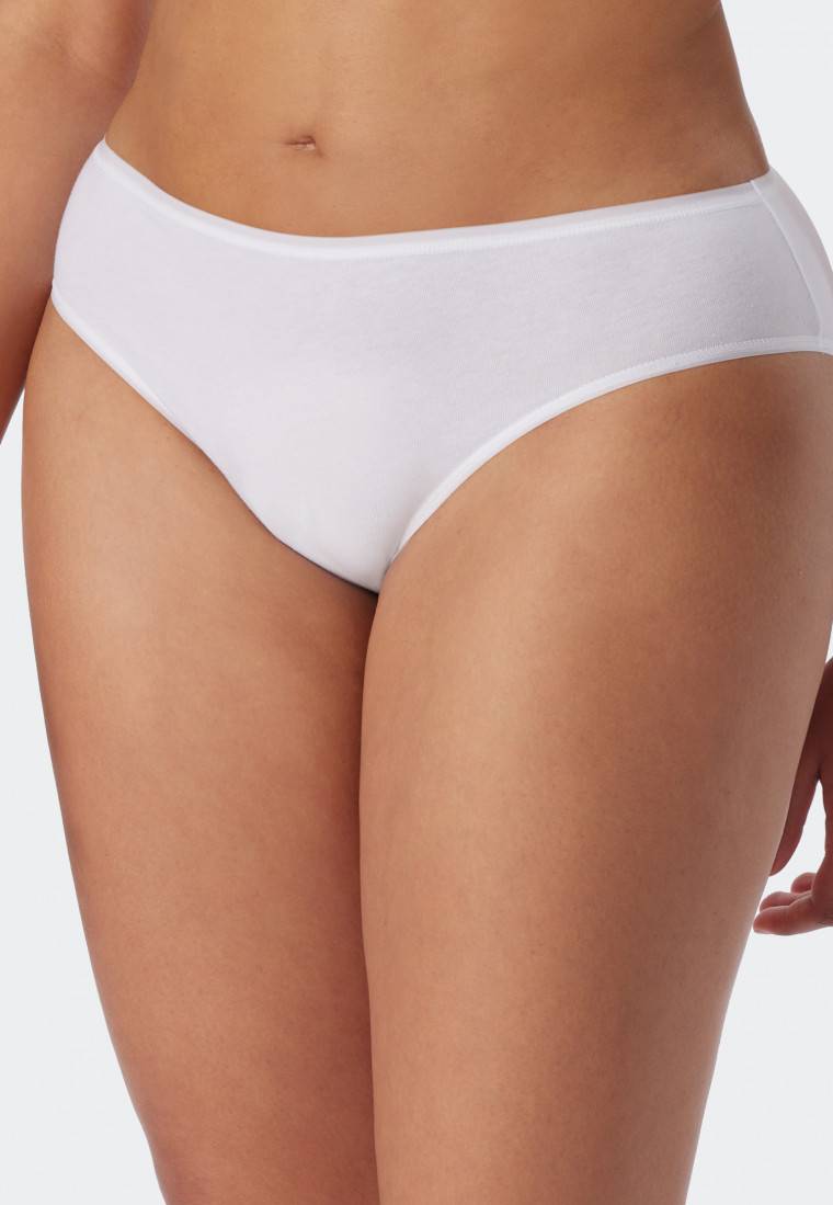 Schiesser Tai-Slips 2er-Pack Organic Cotton weiß - 95/5 Limitierter Zeitrabatt
