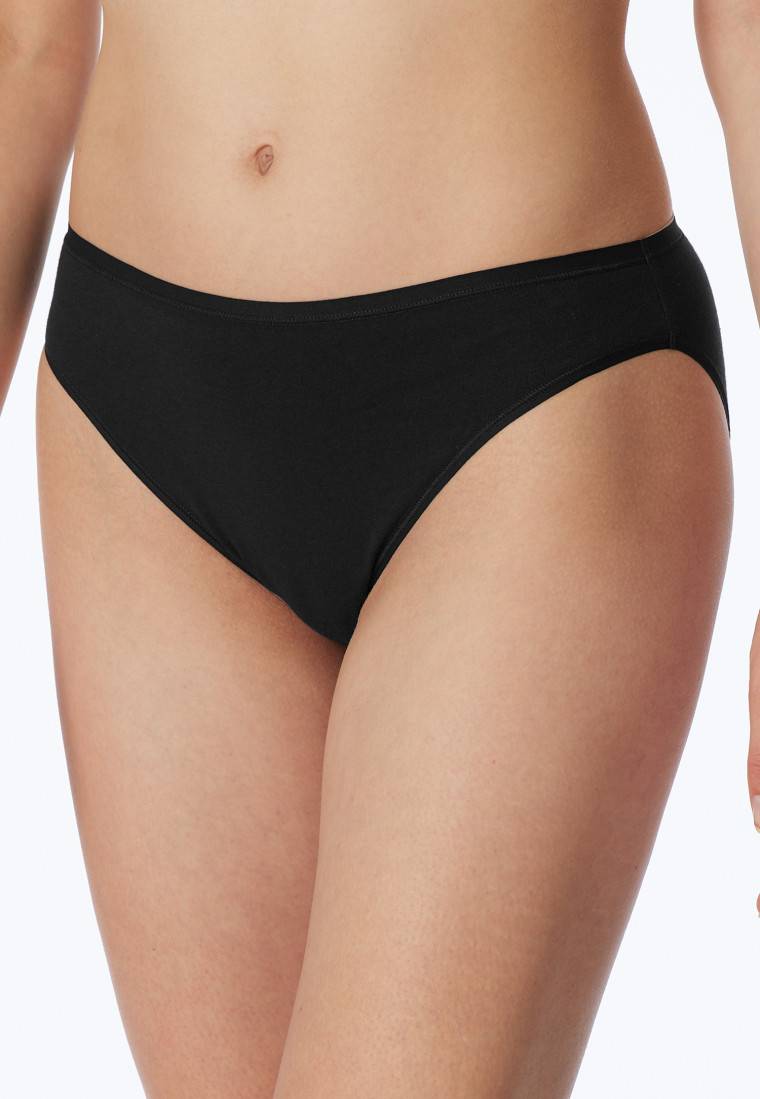 Schiesser Mini 2er-Pack Organic Cotton schwarz - 95/5 Fabrikpreis