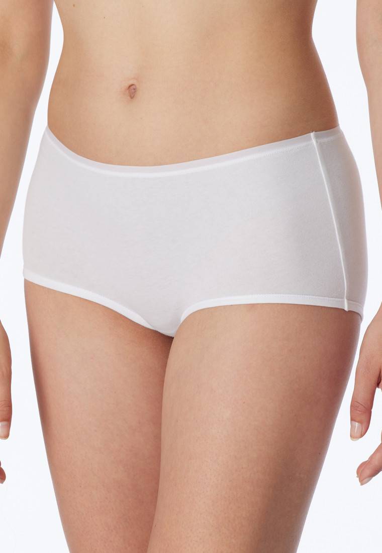 Schiesser Shorts 2er-Pack Organic Cotton weiß - 95/5 Großer Ausverkauf