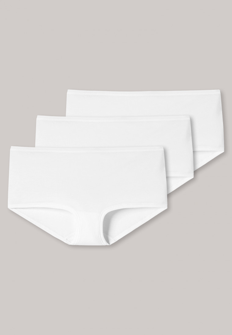 Schiesser Shorts 3er-Pack Organic Cotton weiß - 95/5 Flash Sale