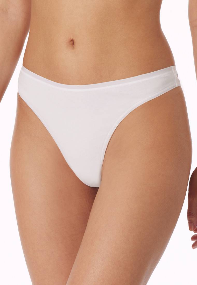 Schiesser String 2er-Pack Organic Cotton weiß - 95/5 Online Shopping