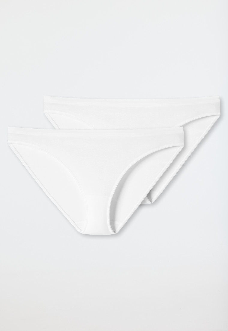 Schiesser Mini 2er-Pack Organic Cotton weiß - 95/5 Preisnachlass