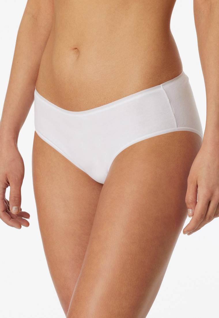 Schiesser Hipster 2er-Pack Organic Cotton weiß - 95/5 Saisonschlussverkauf