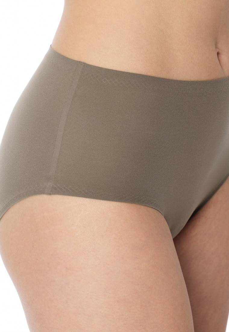 Schiesser Maxi-Slip Microfaser taupe - Invisible Soft Online Outlet