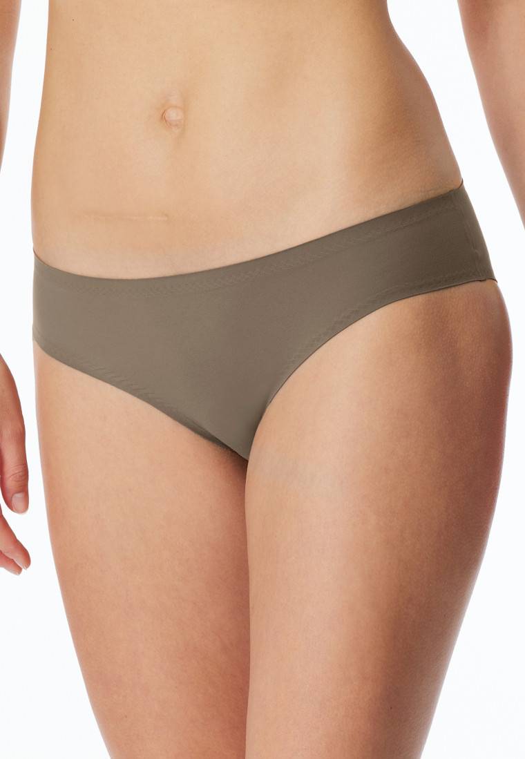 Schiesser Hip-Rio-Slip Microfaser taupe - Invisible Soft Bestseller