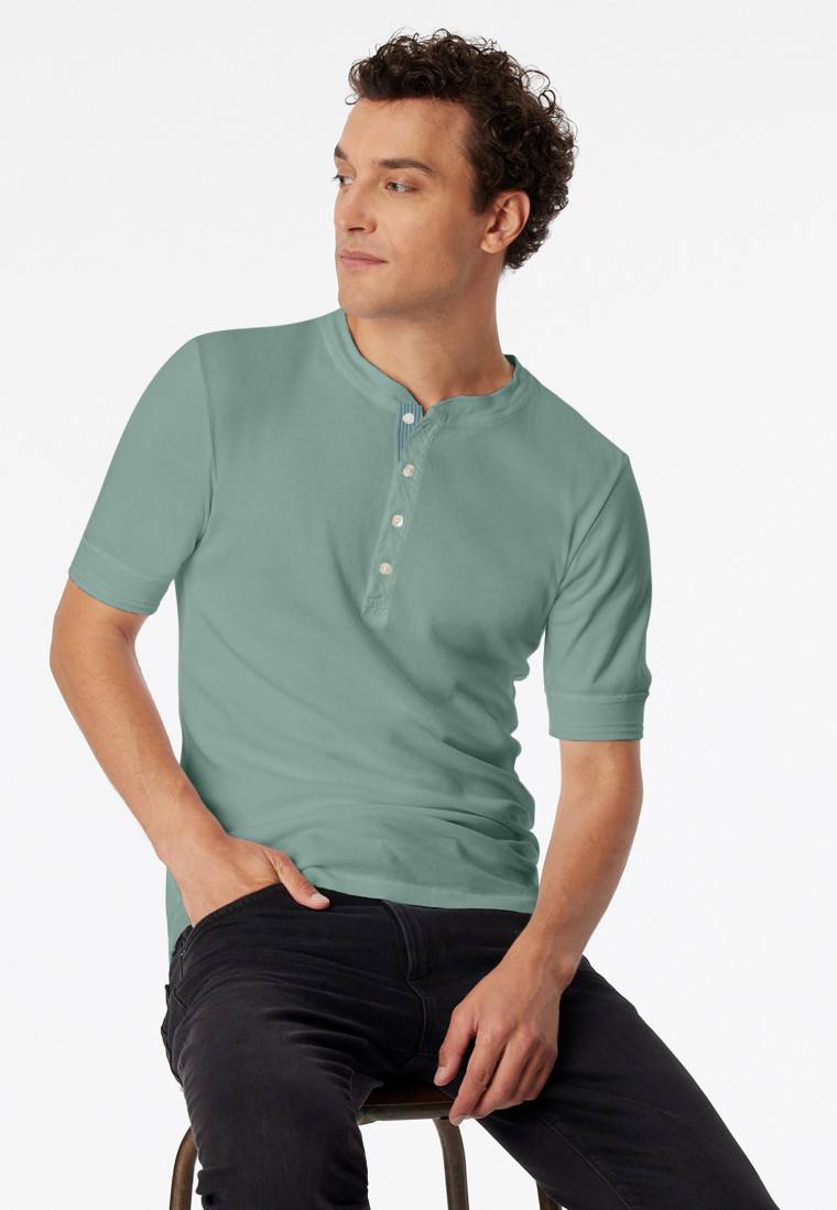Schiesser Shirt kurzarm linde - Revival Karl-Heinz