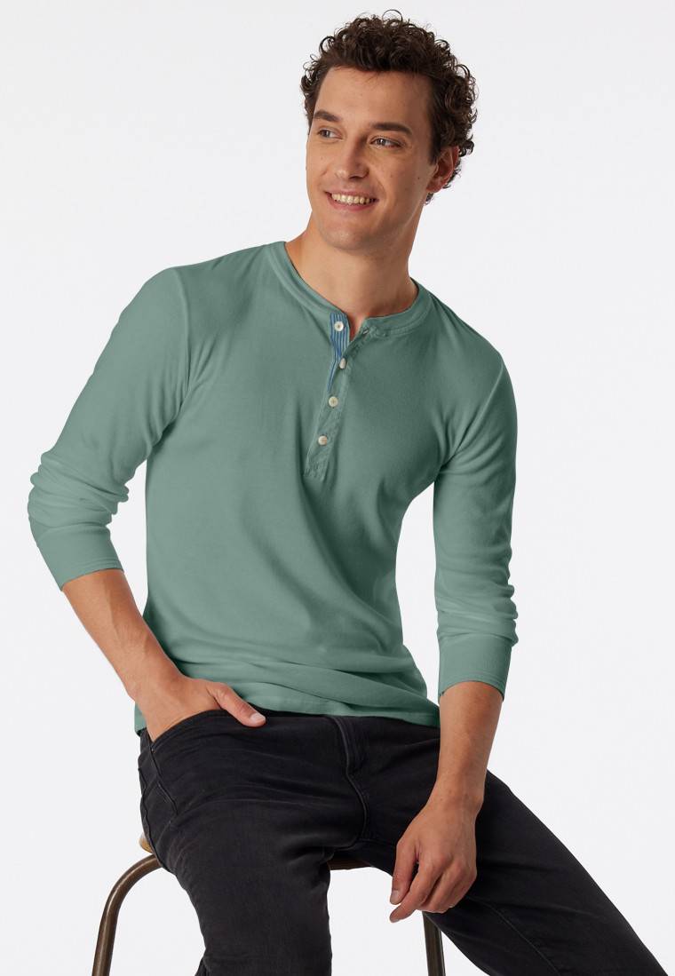 Schiesser Shirt langarm linde - Revival Karl-Heinz