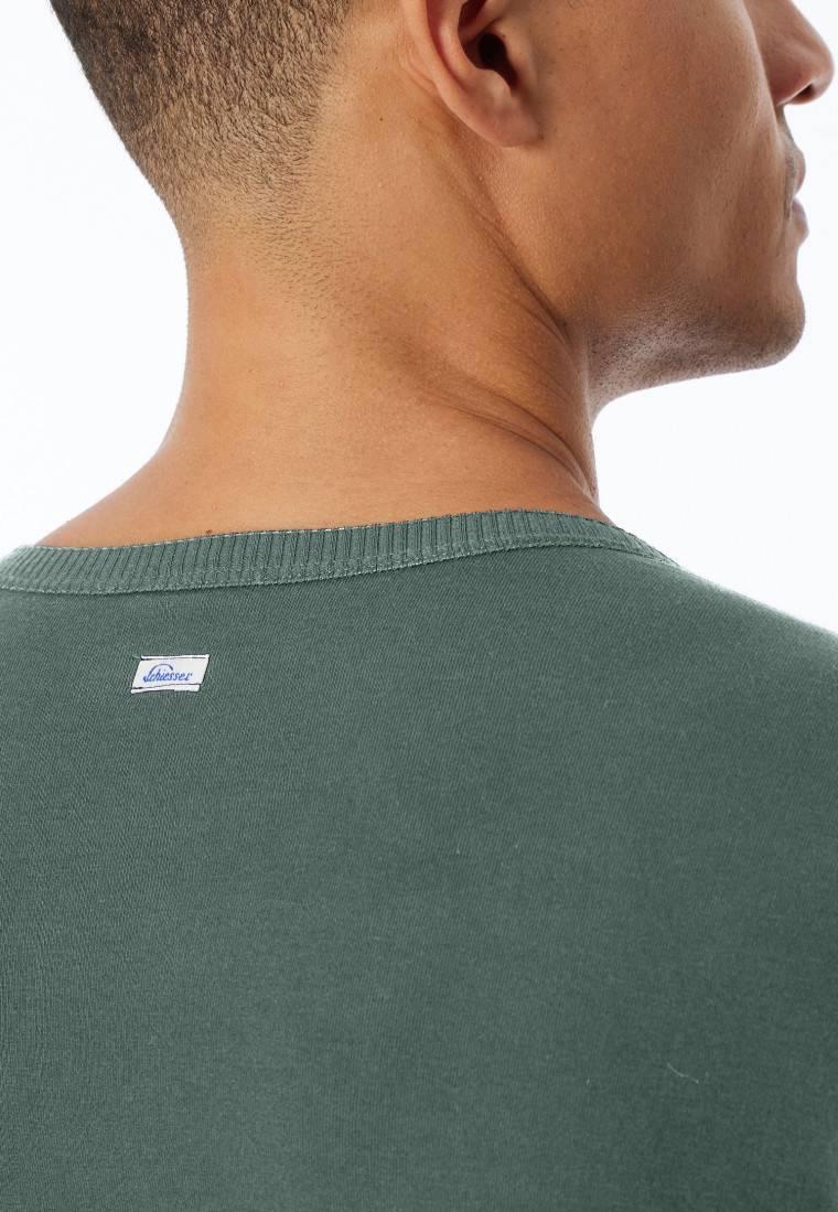 Schiesser Shirt langarm grün - Revival Ludwig Bis zu 65% Rabatt